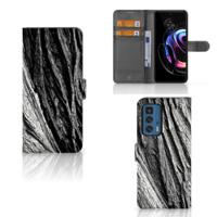 Book Style Case Motorola Edge 20 Pro Boomschors Grijs - thumbnail