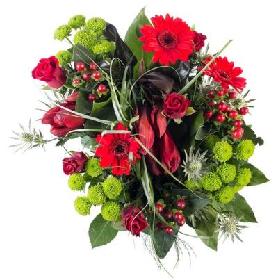 Bloemen - Kerstboeket (Middel)