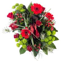 Bloemen - Kerstboeket (Middel) - thumbnail