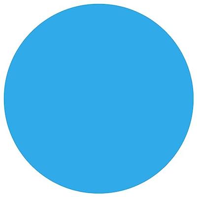 Solar zwembadfolie drijvend rond 250 cm PE blauw