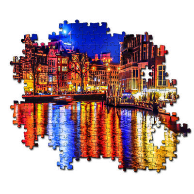 Clementoni High Quality Collection Puzzel Amsterdam 500 Stukjes Clementoni High Quality Collection Puzzel Amsterdam 500 Stukjes