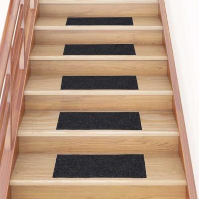 Trapmatten zelfklevend 30 stuks 60x25 cm donkergrijs rechthoekig Trapmatten zelfklevend 30 stuks 60x25 cm donkergrijs rechthoekig