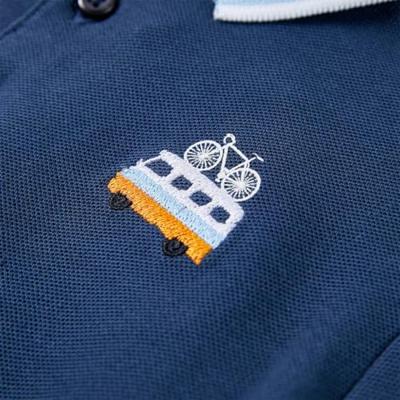 Kinderpoloshirt 116 donkerblauw Kinderpoloshirt 116 donkerblauw