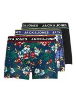 Jack & Jones Boxershorts JACFLOWER Trunks 3-pack Zwart / Navy-XL - thumbnail