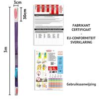 Slinger/hardloper Ponsa 030,031,003,308 Cargopack 1000 kg Paars Plat 3 m - thumbnail