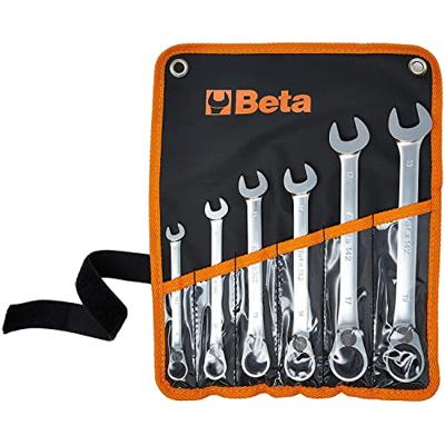 Beta 6-delige set omschakelbare ratelringsteeksleutels (art. 142) in etui 142/B6 - 001420066