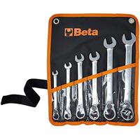 Beta 6-delige set omschakelbare ratelringsteeksleutels (art. 142) in etui 142/B6 - 001420066 - thumbnail