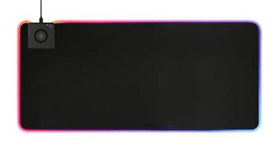 Deltaco GAM-092 RGB Gaming Muismat Zwart Deltaco GAM-092 RGB Gaming Muismat Zwart