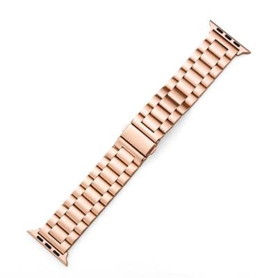 Stalen schakelband - Rosé goud - Geschikt voor Apple watch 38mm / 40mm / 41mm / 42mm