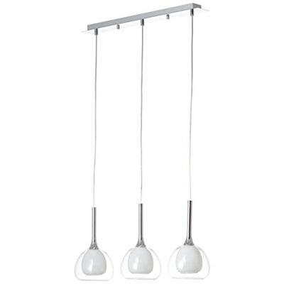 Brilliant Eetkamer hanglampHadan chroom met helder glas - 85573/15 Brilliant Eetkamer hanglampHadan chroom met helder glas - 85573/15