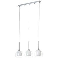 Brilliant Eetkamer hanglampHadan chroom met helder glas - 85573/15 - thumbnail