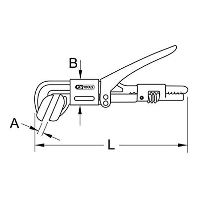 KS Tools 116.1003 Reserve-ontziet bekken, kunststof, paar voor 116.1002