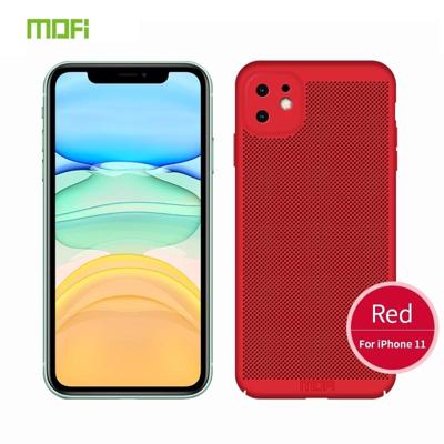 Voor iPhone 11 MOFI ademende PC Ultra-Thin all-inclusive beschermhoes (rood) Voor iPhone 11 MOFI ademende PC Ultra-Thin all-inclusive beschermhoes (rood)