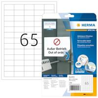 Etiket HERMA 4216 105x148mm weerbestendig zilver 100stuks - thumbnail