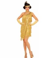 Flapper kostuum goud - thumbnail