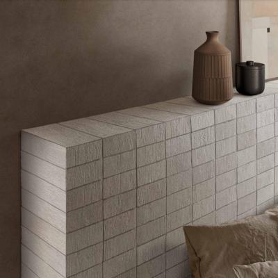 Vloer- en Wandtegel Kronos Terra Crea Calce Spakko 10x60 cm Wit Kronos