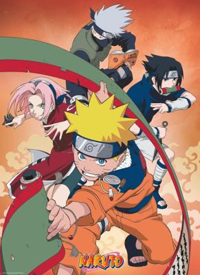 Poster Naruto - Team 7 38x52cm Poster Naruto - Team 7 38x52cm