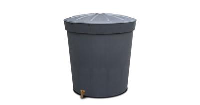Lanzarote antraciet kunststof regenton 300 liter Lanzarote antraciet kunststof regenton 300 liter