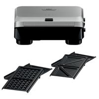 Grill - BRAUN - Sandwich Maker 5 SM5005 - 800 W - Roestvrij staal / Zwart - thumbnail