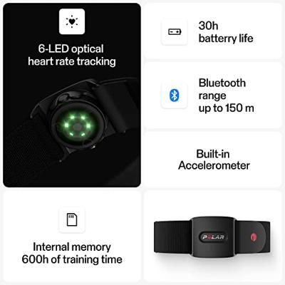 Polar Verity Sense OHR Black M-XXL Polsslagsensor Zwart - thumbnail