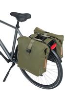Dubbele fietstas Basil SoHo Nordlicht 41 liter 31 x 13 x 37 cm - mosgroen - thumbnail