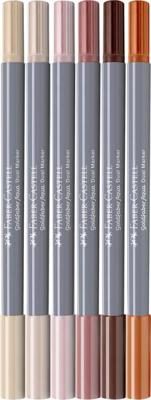Faber Castell Duo aquarelmarker Goldfaber - etui 6 stuks Portrait