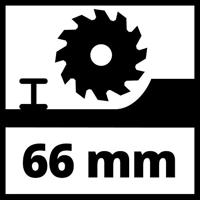 Einhell TE-CS 190/1 Handcirkelzaag Zaagdiepte 90° (max.) 66 mm 1500 W - thumbnail