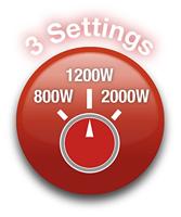 Honeywell CZ2104EV2 electrische verwarming Ventilator elektrisch verwarmingstoestel Binnen Antraciet 2500 W - thumbnail