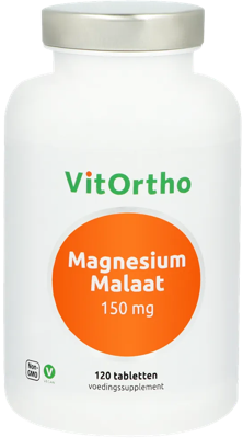 Vitortho Magnesium Malaat 150mg Tabletten Vitortho Magnesium Malaat 150mg Tabletten