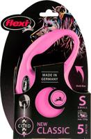 Flexi rollijn cord roze - thumbnail
