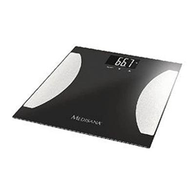 Medisana bs 475 lichaamsanalyse weegschaal zwart/zilver