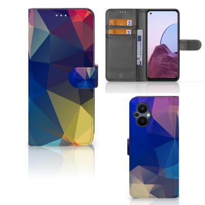 OPPO Reno 8 Lite | OnePlus Nord N20 | Book Case | Polygon Dark