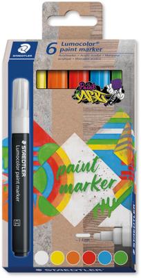 Set Viltstiften Staedtler Lumocolor 349 6 Onderdelen Multicolour