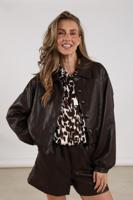 Nukus Fiene Jacket Nkf13026 Jackets 268 Dark Chocolate - thumbnail
