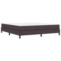 Boxspring bed Anders Donkerbruin 180 x 200 cm Stof - thumbnail