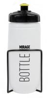 Mirage bidon 600ml Star-White met alu houder - thumbnail
