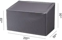 Loungebankhoes 200x90xH65/90 cm AeroCover - Aerocover - thumbnail