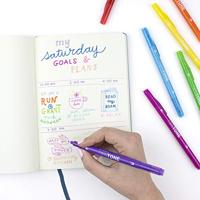 Tombow • twintone dual-tip brushpen turquoise blue - thumbnail