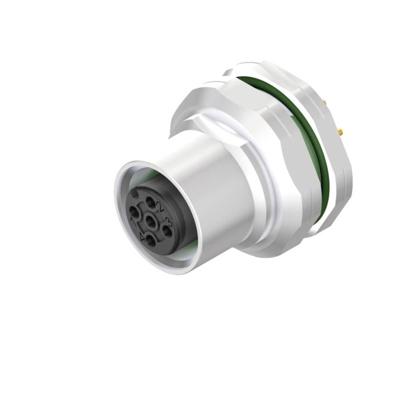Weidmüller 2421920000 Sensor/actuator inbouwconnector M12 Aantal polen (sensoren): 4 Bus, inbouw verticaal 10 stuk(s)