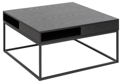 Bendt Salontafel 'Nightingale' Essen, 80 x 80cm, kleur Zwart Bendt Salontafel 'Nightingale' Essen, 80 x 80cm, kleur Zwart