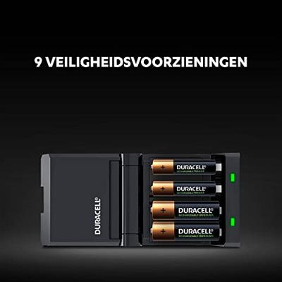 Oplader + Oplaadbare Batterijen DURACELL CEF27 2 x AA + 2 x AAA 1700 mAh 750 mAh (1 Stuks) - thumbnail