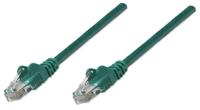 Intellinet 342469 RJ45 Netwerkkabel, patchkabel CAT 6 U/UTP 0.50 m Groen 1 stuk(s) - thumbnail