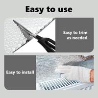 VidaXL Radiatorfolie zilver 10 x 0,6 m polyetheen - thumbnail