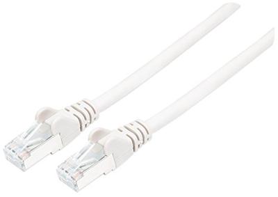 Intellinet 741392 RJ45 Netwerkkabel, patchkabel CAT 6a (losse kabel CAT 7) S/FTP 3.00 m Wit Halogeenvrij 1 stuk(s)