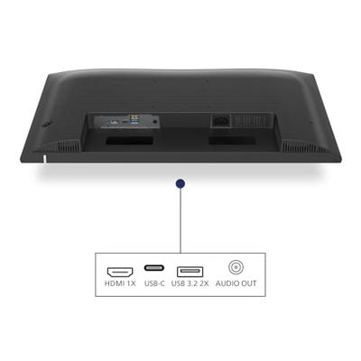PHILIPS 24E1N1300A - 24 inch FHD-monitor, 100Hz, IP's, 1ms, USB-C stroomafgifte, luidsprekers, flikkervrij, LowBlue-modus (1920 x 1080, 250 cd/m², HDMI 1.4/USB-C)