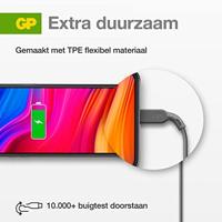 GP USB-laadkabel USB 2.0 USB-C stekker, Apple Lightning stekker 1.00 m Grijs GPCBCL1PGYUSB221 - thumbnail