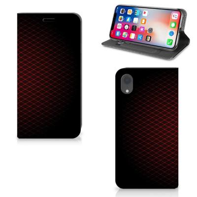 Apple iPhone Xr | Hoesje met Magneet | Geruit Rood