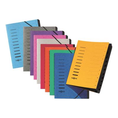 PAGNA Pagna 40058-02, Blau, Porträt, A4, 245 mm, 320 mm 1554277 Ordner Blauw DIN A4 Pressspankarton Aantal vakken: 7