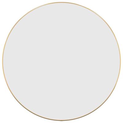 VidaXL Wandspiegel rond ø60 cm goudkleurig