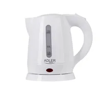Adler AD 1272 waterkoker 1 l 1600 W Hazelnoot, Wit - thumbnail